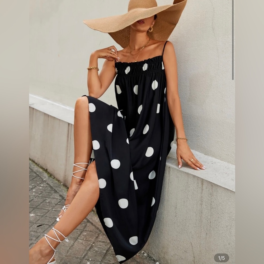 Brand New Polka Dot Dress Size Medium